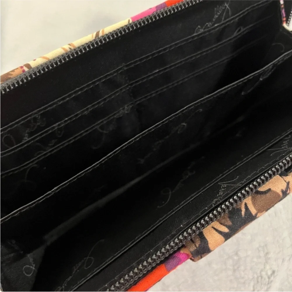 Vera Bradley Rosewood Pattern Twist or Turn Lock Wallet Or Clutch Designer NWOT - Picture 6 of 8